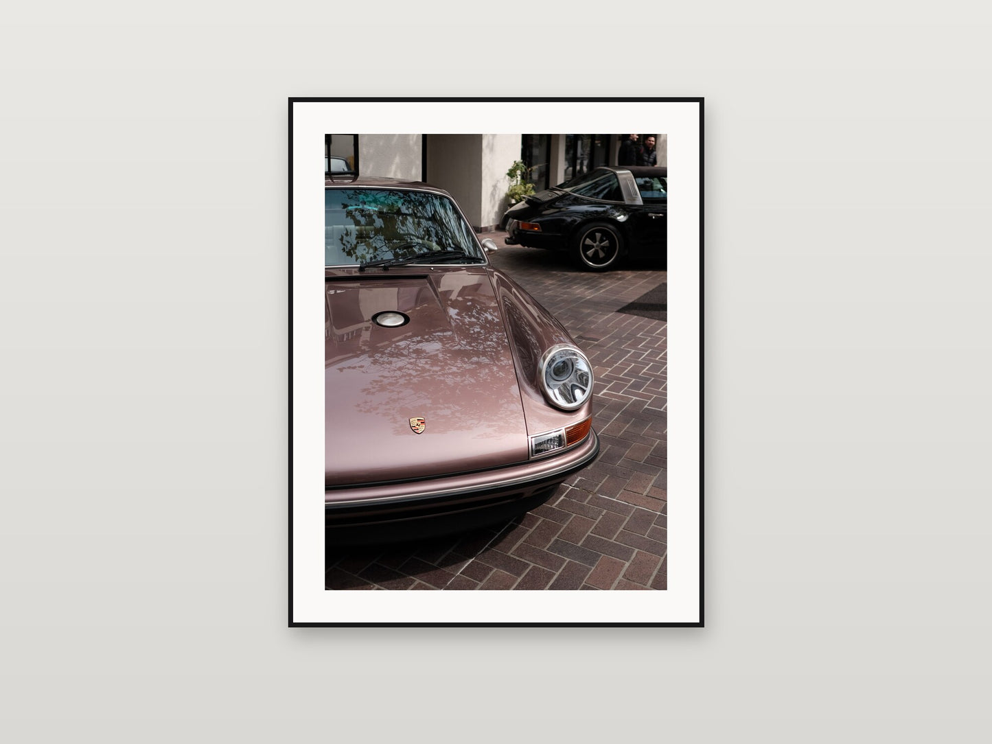 Singers at the Portola — printed and framed