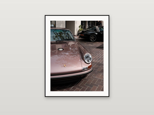 Singers at the Portola — printed and framed